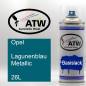 Preview: Opel, Lagunenblau Metallic, 26L: 400ml Sprühdose, von ATW Autoteile West.